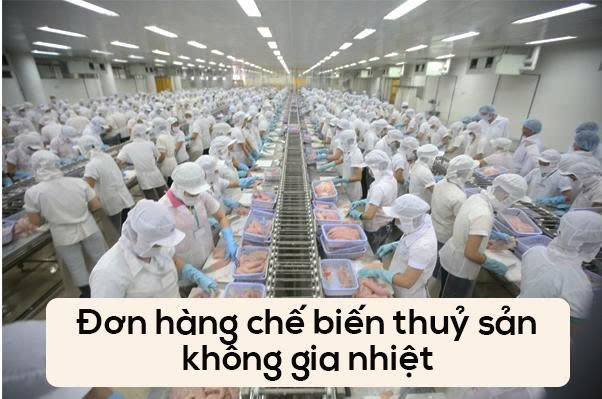 ĐƠN HÀNG CHẾ BIẾN THỦY SẢN KHÔNG GIA NHIỆT THÁNG 7/2025