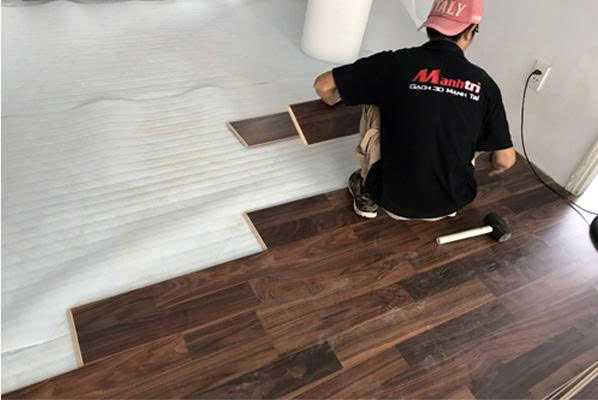 ĐƠN HÀNG: THỢ DÁN TƯỜNG, LẮP SÀN GỖ THÁNG 8/2025